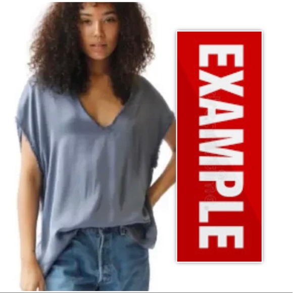 Cali Dreaming Women’s Short Sleeve Silky Raw Edges Top - Picture 9 of 10